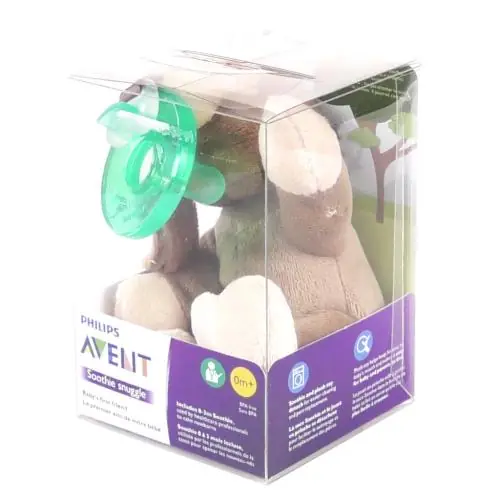 Avent SCF347/02 Soothie Snuggle 0M+ Monkey