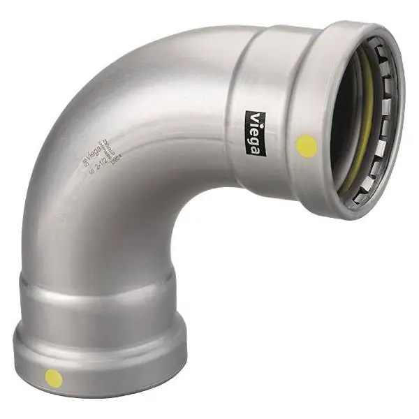 MegaPress 28605 Model 6616XL Elbow, 3 in Nominal, Press End Style, Carbon Steel, Import