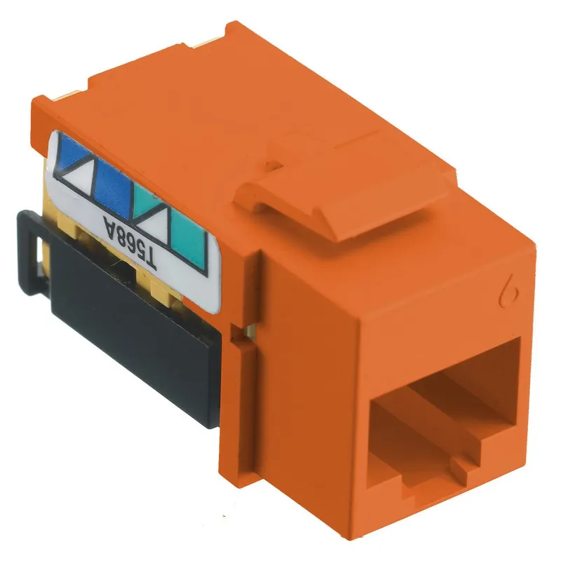PREMISE WIRING NSJ6OR 8-Position Standard Universal A/B Modular Jack Cat 6 Module