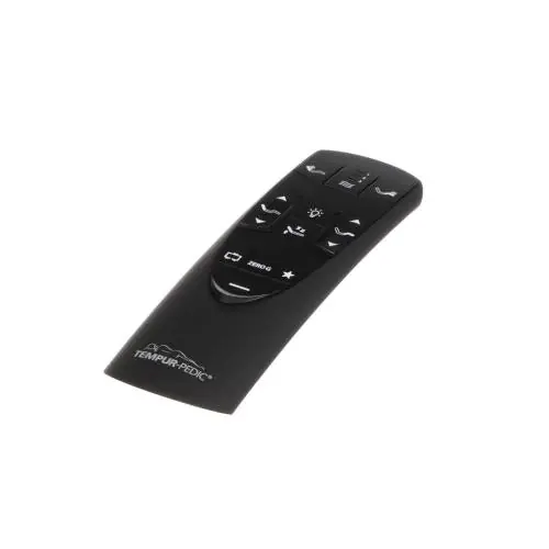 Tempur-pedic 62003534 REMOTE-BLK WL W/CL INST
