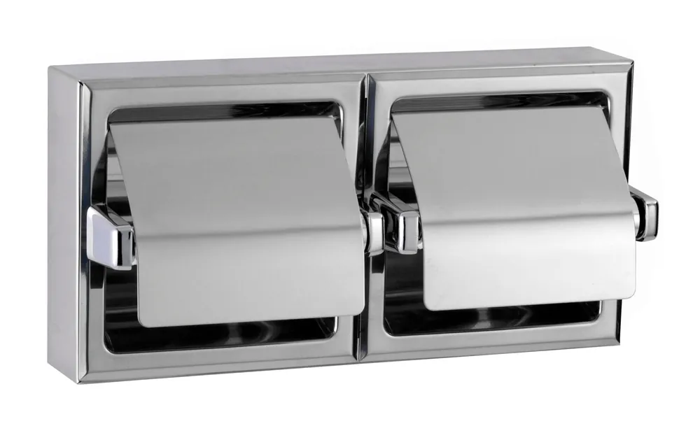 Bobrick 6999 Surface Mounted Double Roll Toilet Tissue Dispenser