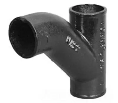 Charlotte Pipe NH000222000 Cast Iron Wye 4 inch x 4 inch x 3 inch