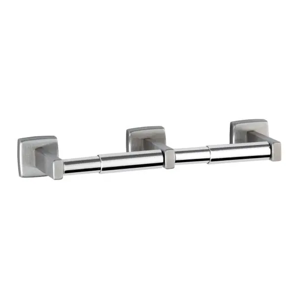 Bobrick 6867 Double Roll Toilet Tissue Dispenser - Satin Finish