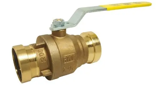RED WHITE VALVE 5520ABX-2-1/2 Lead Free Ball Valve