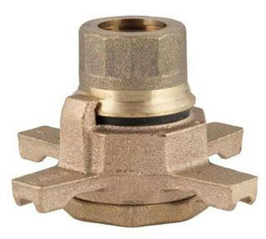 Ford Meter Box EC-23-NL 5/8 x 3/4 in. Meter Threaded Brass Reducing Expansion Connection