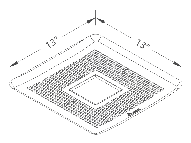 Delta Electronics SLM50-110-C BreezSlim Ventilation Fan