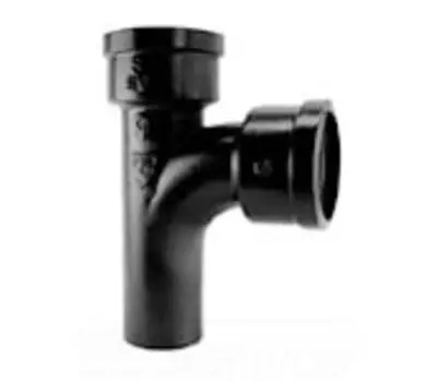 Charlotte Pipe SV000431400 Cast Iron Sanitary Tee 4 inch x 4 inch x 3 inch