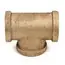 EverFlow BRTE0100-NL Lead Free Brass Tee 1