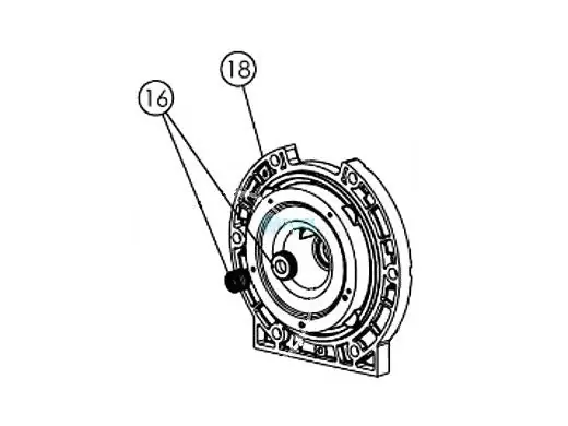 Hayward HCXP3000E Seal Plate