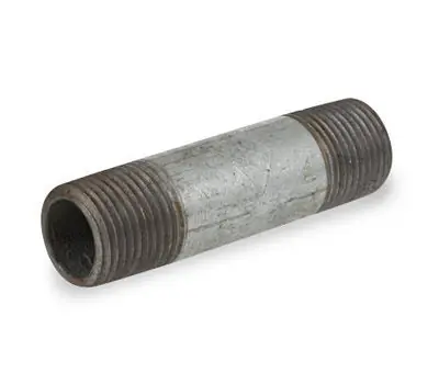 EDMUND A GRAY COMPANY INC 203-060000 1 in. Galvanized Domestic Carbon Steel Travel Nipple Tray