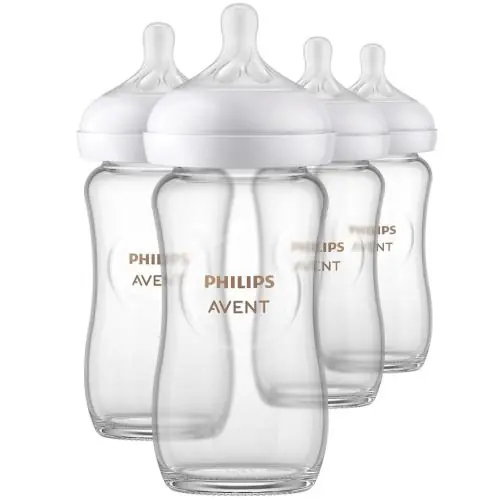 Avent SCY913/04 Natural Glass Baby Bottle - 8O