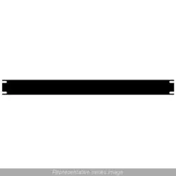 Hammond Manufacturing PBPA19001BK2 19 Aluminum Panel 1U Blank Out Filler