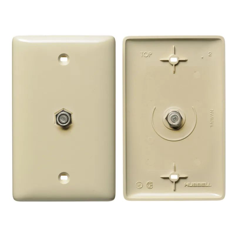 Premise Wiring NS750I Plates 1-Gang With F Connector Replacement MPN