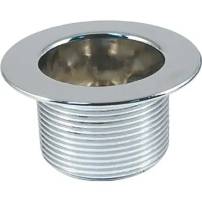 EZ-FLO EZ-35256 3/8 Inch Tapped Bathtub Strainer Body, 1-1/2 Inch x 11-1/2 Coarse Thread, Chrome Plated