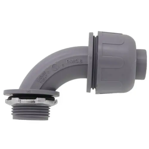 Mars 85021 Liquid-Tight Flex Fitting PVC 90 3/4 Connection