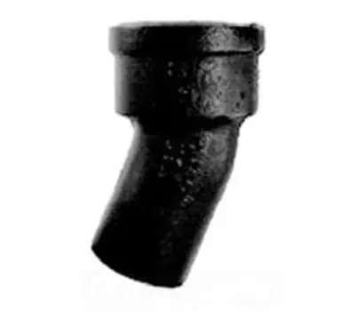 Charlotte Pipe SV000091000 Cast Iron Elbow Service 1/16 Bend 4 inch x 4 inch