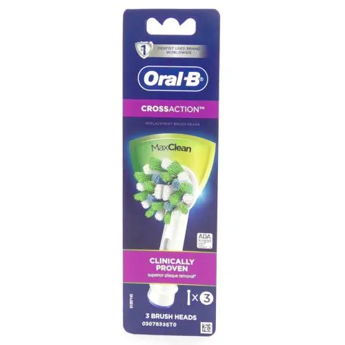 Oral-B 80344367 EB50-3 Cross Action Brush Refills