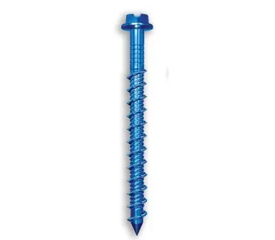 ITW RAMSET-RED HEAD 3155407 Hed Hex Tapcon Concrete Anchor Screw with Blue Climaseal