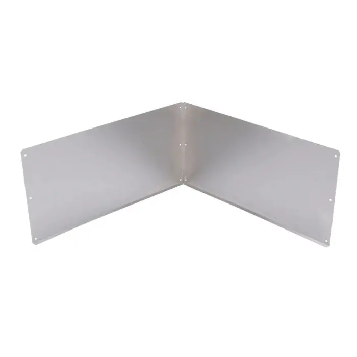 Mustee 67.2424 DuraGuard Wall Guard 12 in Stainless Steel (2 Panels & Bracket) Replacement MPN