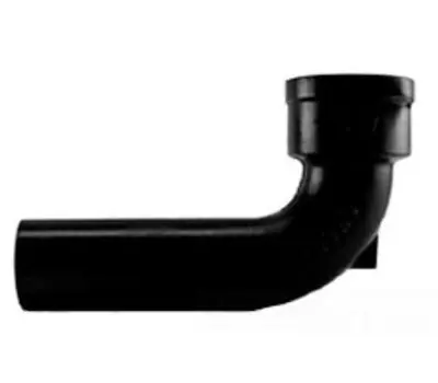 Charlotte Pipe SV000251400 Cast Iron Elbow Service Long 1/4 Bend, 4 inch x 4 inch
