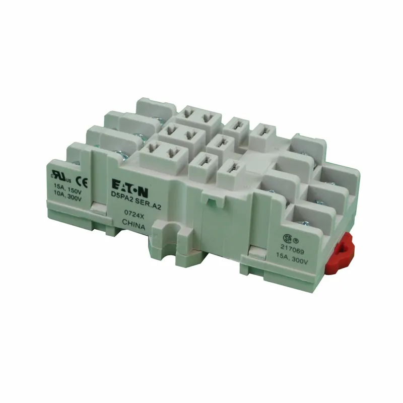 EATON D5PA2 SOCKET 600VAC/125VDC 15A 3 D5 SER