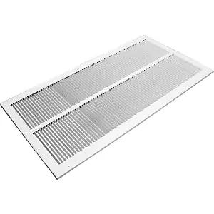 Continental Industries G35W2008 Return Air Grille 20 x 8 Replacement MPN 5152008WH