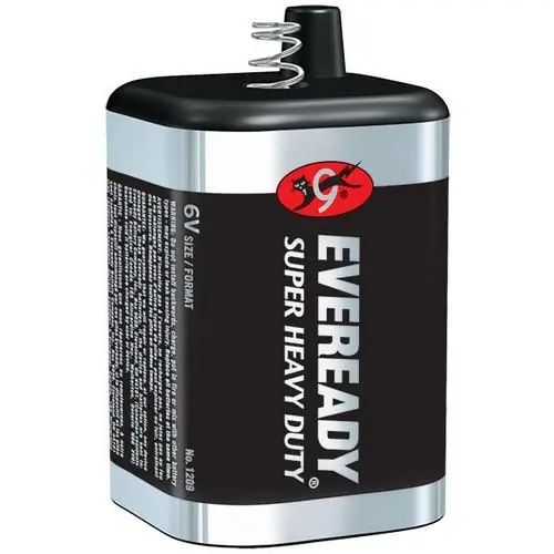 Eveready Battery Co. 1209EN BAT 6V SPRING TERM SUPER HVY D