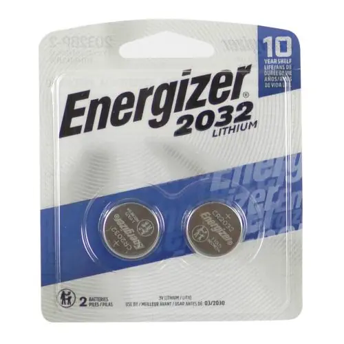 Eveready Battery Co. 2032BP2EN (2/PK) 2032 Cell SPC Battery