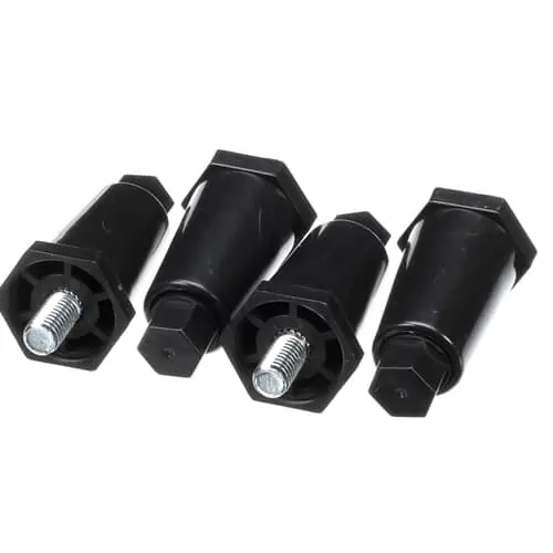 Grindmaster Cecilwar M034AL Legs Set 2.5 Plastic -GB (4/BA)