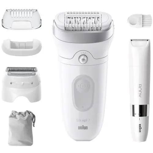 Braun 80746277 SE 7-7441 WD Wide Head Silver
