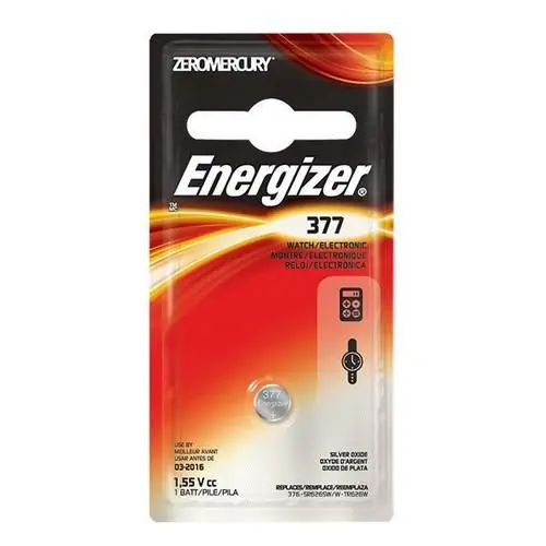 Eveready Battery Co. 377BPZEN Battery 377cell 1-PK Specialty