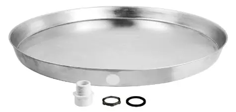 RHEEM SP12941 Drain Pan Round 22 Inch Aluminum 10 Pack