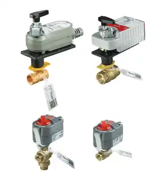Honeywell VBN2AHPXC002 2-Way Ball Valve with Electric Actuator