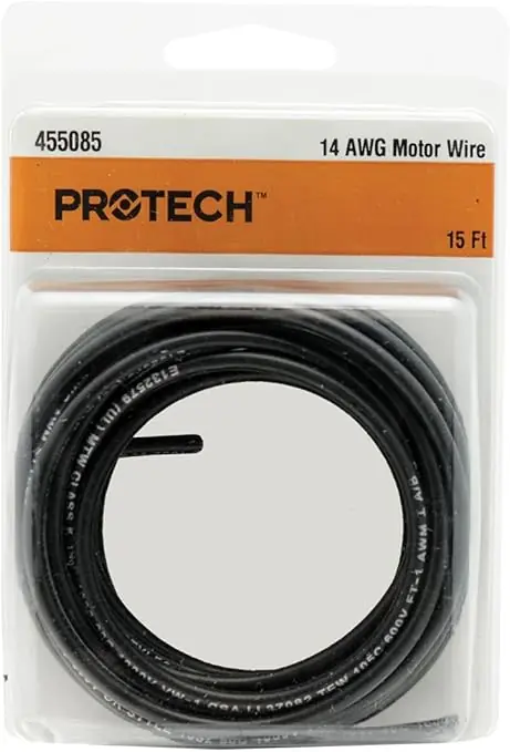 Rheem 455085 Black Hook-Up Wire 14 AWG 15 ft.