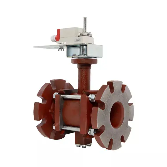 Honeywell VBF2J21S0D 4-Inch 2-Way Ball Valve 254 Cv Flanged Spring Return Modulating