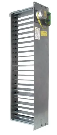 Rheem TR24X8BM Rectangular Opposite Blade Damper 24 in x 8 in