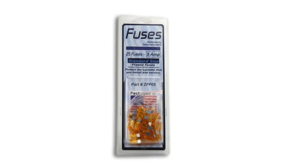 RHEEM ZFP05 - Fuse - 5A Blade Type - Automotive (25 Pack)
