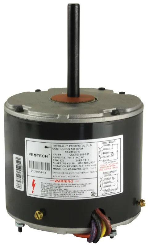 RHEEM 51-23054-13 Condenser Fan Motor 208-230 Volts 0.25 hp
