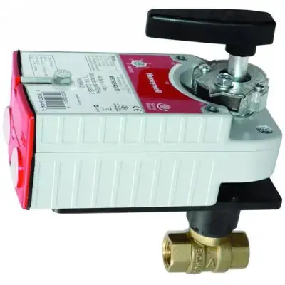 Honeywell VBN2AEPXF101 Control Ball Valve with Electric Actuator