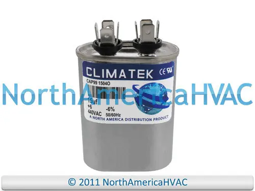 Trane CPT1868 Motor Run Capacitor 15 uF 370/440V