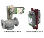 HONEYWELL VBN2DMSXG201 CONTROL BALL VALVE WITH ELECTRIC ACTUATOR - 1-1/4 IN. NPT - 2-WAY - 37 CV - STAINLESS STEEL TRIM - COMMUNICATING SYLK (FAIL OPEN) - 24 VAC