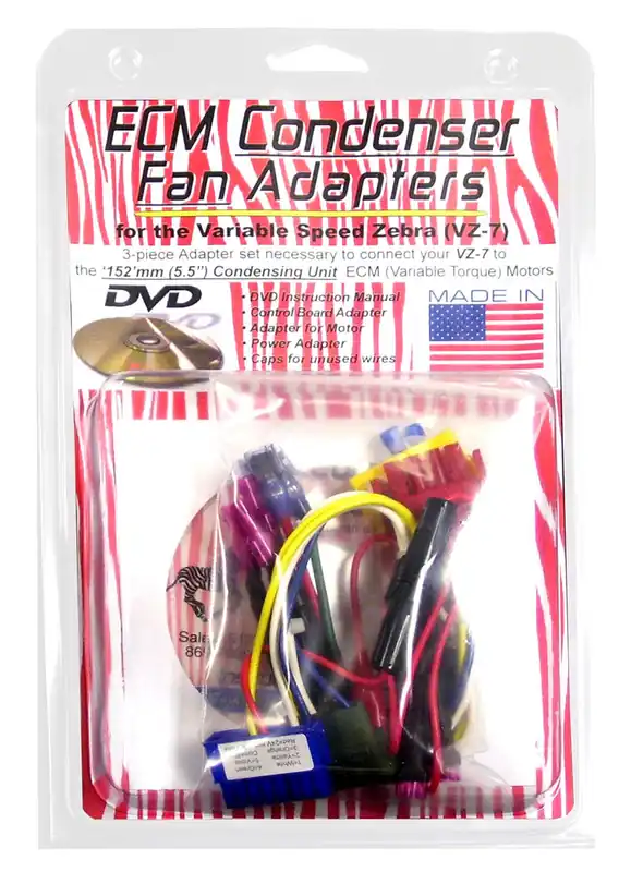 RHEEM VZH06 ECM Condenser Motor Adapter for VZ-7 Tester
