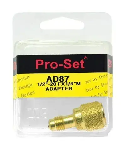 Rheem 87-AD87 Adapter - 1/2-20 UNF Female x 1/4 SAE Male