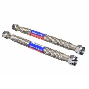 RHEEM PT12927 Flexible Water Connectors - Stainless Steel - 3/4 in. F