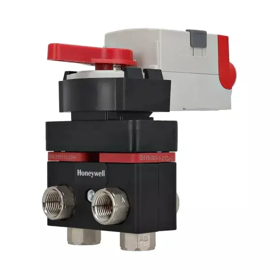 Honeywell VB6A003+030+AL VB6 Series 6-Way Control Ball Valve and Actuator