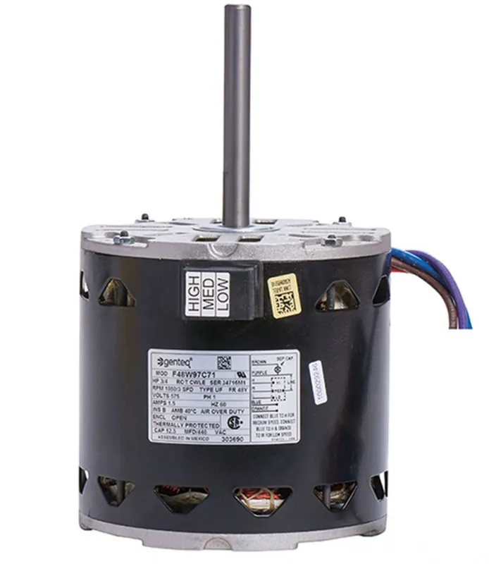 Rheem PD510017 3/4 HP 3-Speed Motor