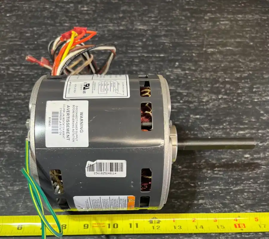 TRANE MOT19598 MOTOR; 1/2 HP, 115 V, 1050 RPM