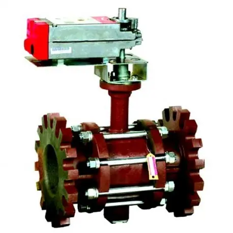 Honeywell VBF2J21S0B 4-Inch 2-Way Flanged Ball Valve with Modulating Actuator
