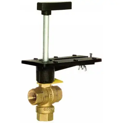 Honeywell VBN3ABPL0000 Control Ball Valve 1/2 In NPT 3-Way 0.33 Cv