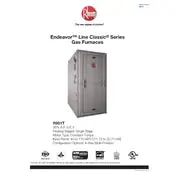 RHEEM 362329 Endeavor Line Classic Series Gas Furnace